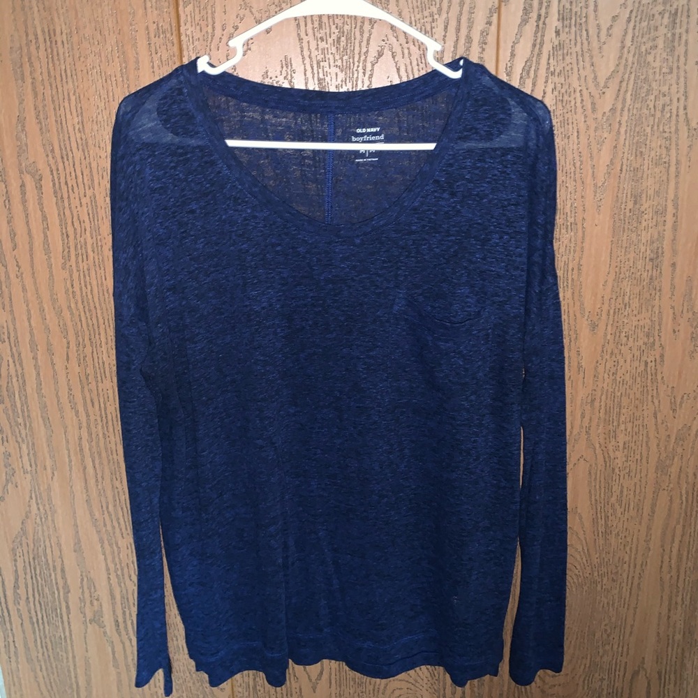Navy Boyfriend Tee